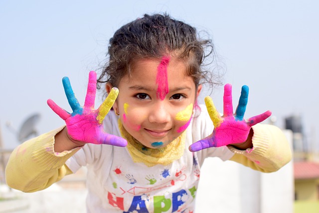 holi festival photo